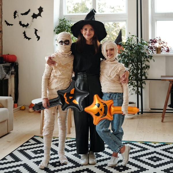3-pak voksen-/børnskrigemasker, Halloween horrormasker, Skull Co
