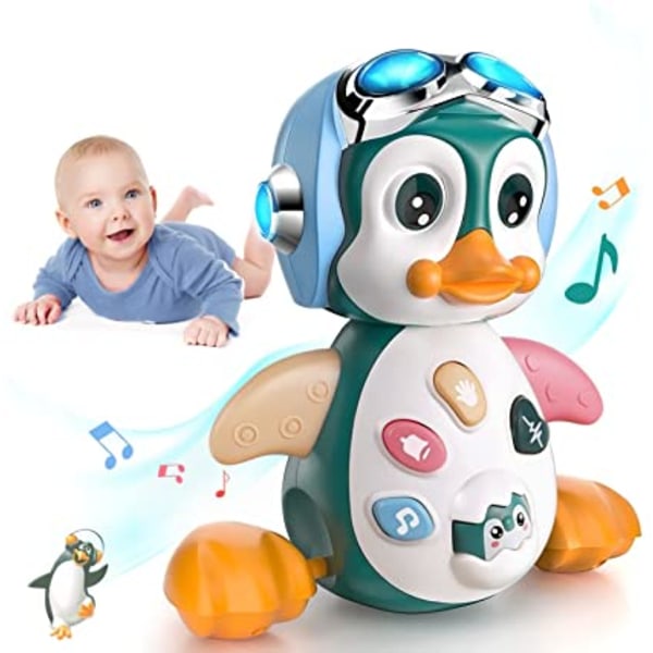 1 Year Old Musical Toy, Crawling Toys with Music and Lights, Pen