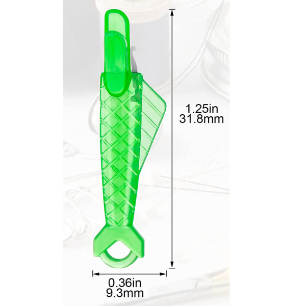 20 stk. DIY plastik trådning trådning symaskin nål tråd