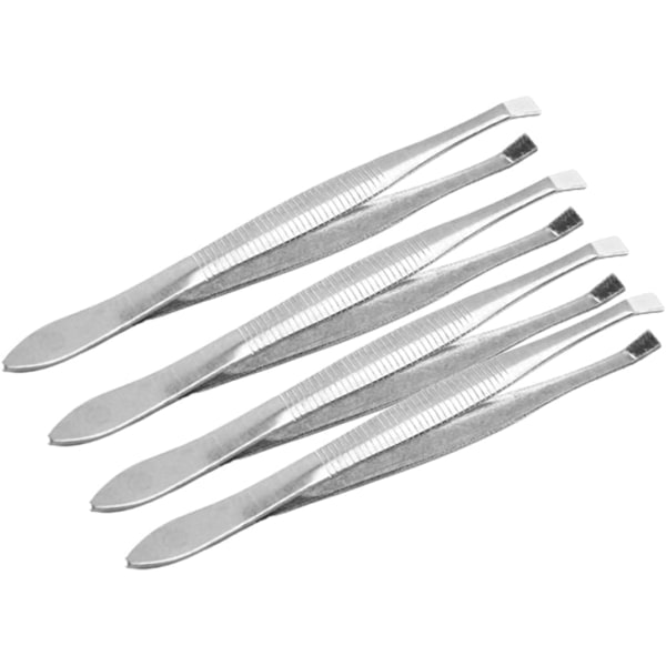 4 kpl pinsetit Professional Stainless Steel Eyebrow Pinsets Pro