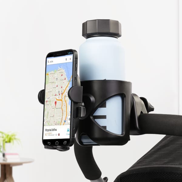 Universal koppholder, koppholder til barnevogn, sykkelkoppholder