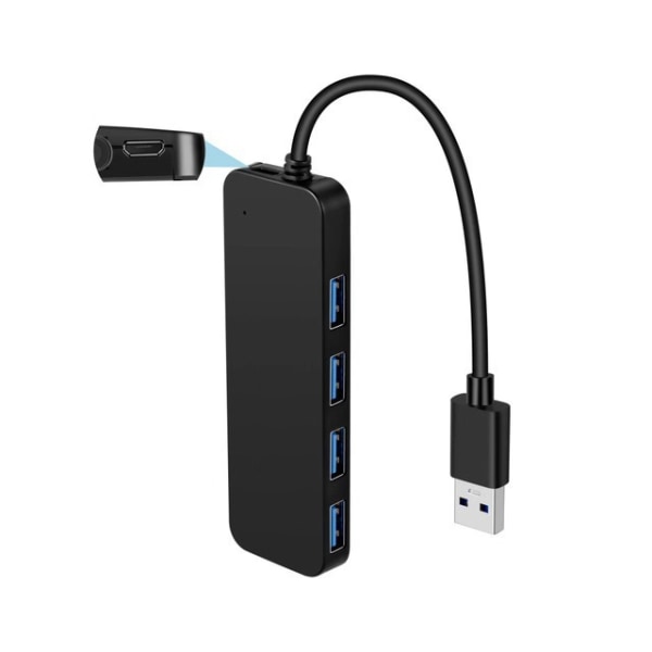 4-port USB Hub 3.0, T-Sound USB-splitter til bærbar computer, Ps4-nøgle
