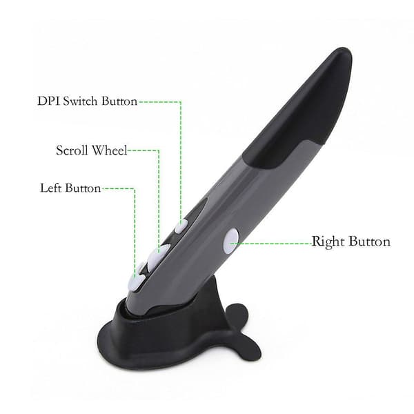 Trådløs optisk pen-mus 2.4ghz Usb Bluetooth Air Mice Opt