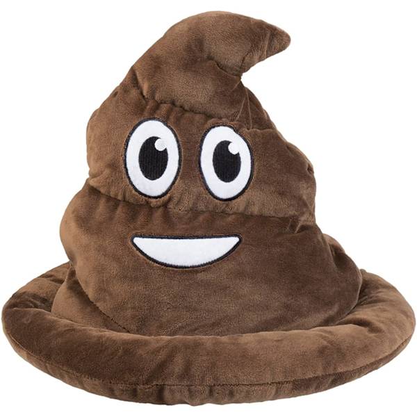 Shithead Mænds hat, brun, one size, smiley, Tilbehør, tema par