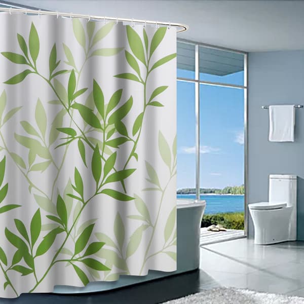 Duschdraperi - 180 cm x 180 cm - Duschdraperi i tyg - Badk