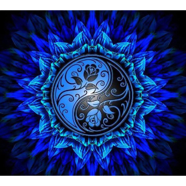 30x40cm 5D DIY Diamantmaleri Fuld,I#Série Graphique Bagua en C