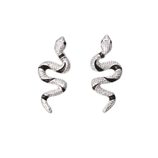 1 Pair of Fashion Jewelry Personality Creative Curved Snake