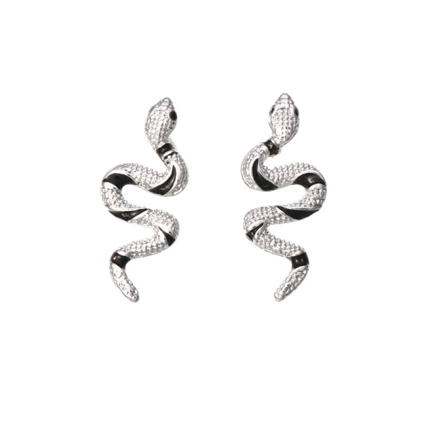 1 par mode smykker personlighed kreativ buet slange