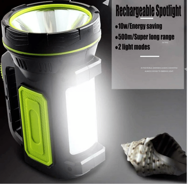 Super tehokas USB-ladattava LED-taskulamppu sivuvalolla, H