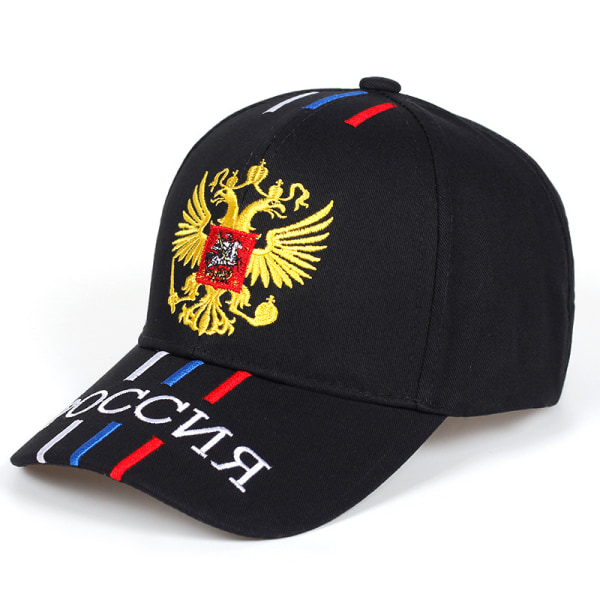 Puuvillainen cap Russian Emblem Embroidery Fashion Spo