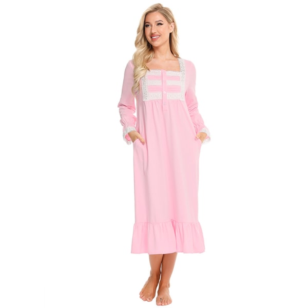 Långärmad pyjamas prinsessklänning vit klänning halloween del