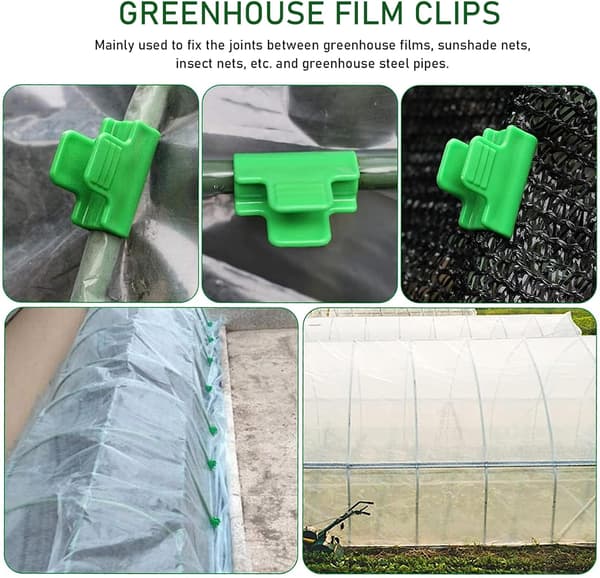 48 st plastfästen, 11 mm ormskinnsfästen, plastfästen, trädgårdsaccessoarer
