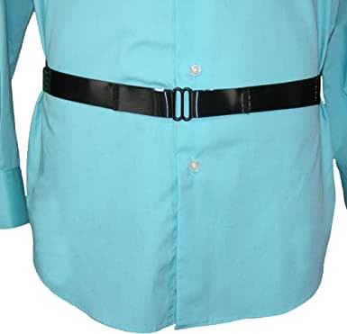 Skjorte Lås Undergarment Bælte Skjorte Ophold 1,5\", Sort