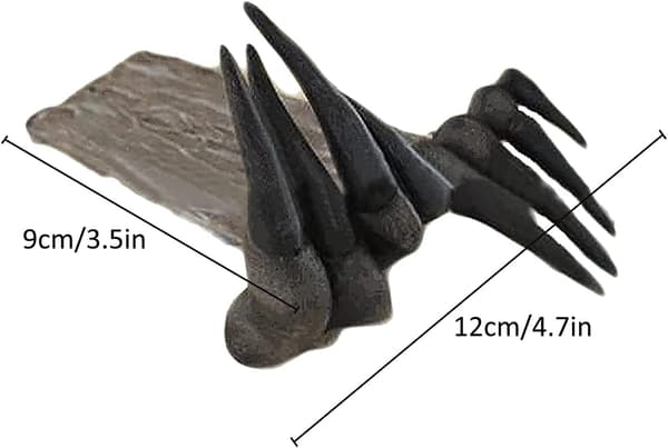 1 st 3D-bokmärke - Thriller Demon Hand Bookmark, Kreativ 3D Devil'