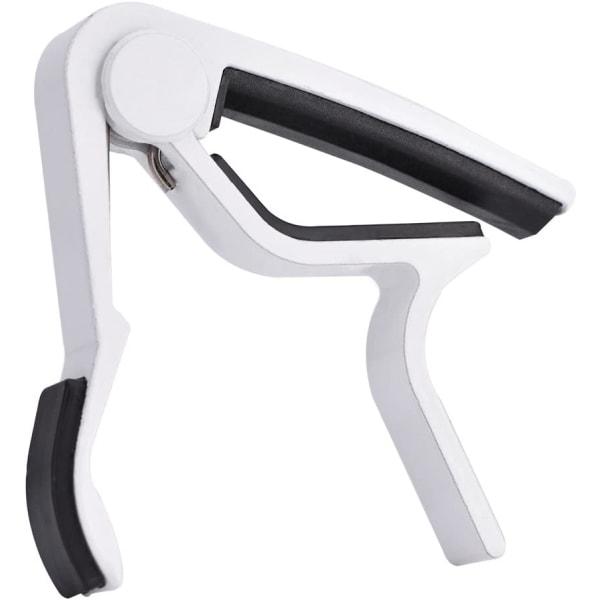 Akustisk gitarr capo (vit), 8,3*8,8 cm bärbar snabbväxling, sc