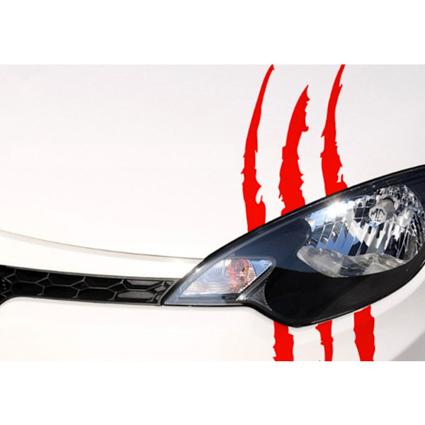 Bilsticker Refleks Monsterklo Skrapemerker Han