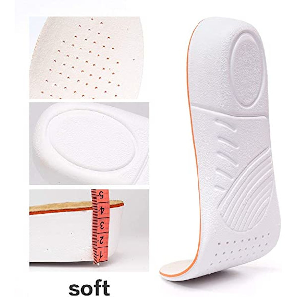 2 paria - Korkeus 1,5 cm, sopii kenkien kokoon 41-45 - korottavat pohjalliset