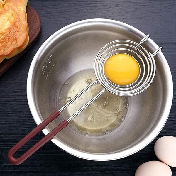 Æggeblommeseparator, Æggehvideudtrækker, Rustfrit Stål Æg Sep