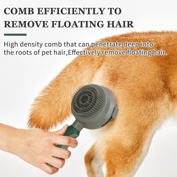 Hund- och kattborste med kam - Massageverktyg (1 st)