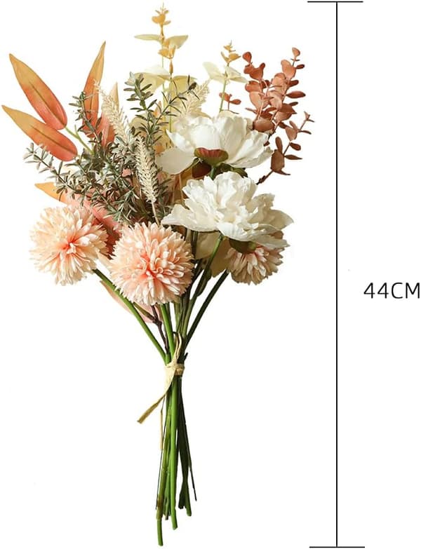 Kunstige Blomster Kunstige Silke Blomsterbuket til Hjemmeindretning