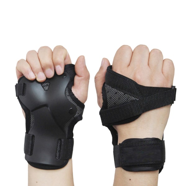 Stötsäker handledsskydd för män och kvinnor Svart 1 par skydd