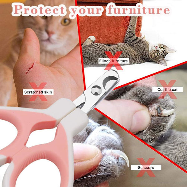 Rose-Cat kynsileikkuri, ammattimainen kynsileikkuri pennuille ja
