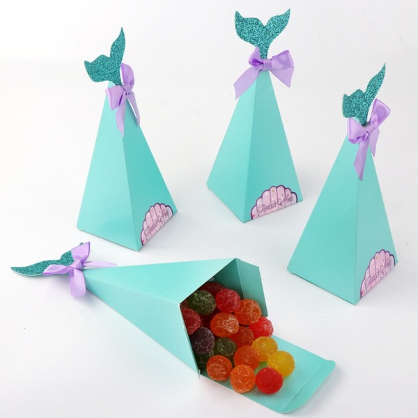 40-pack Mermaid Party Favor Boxes