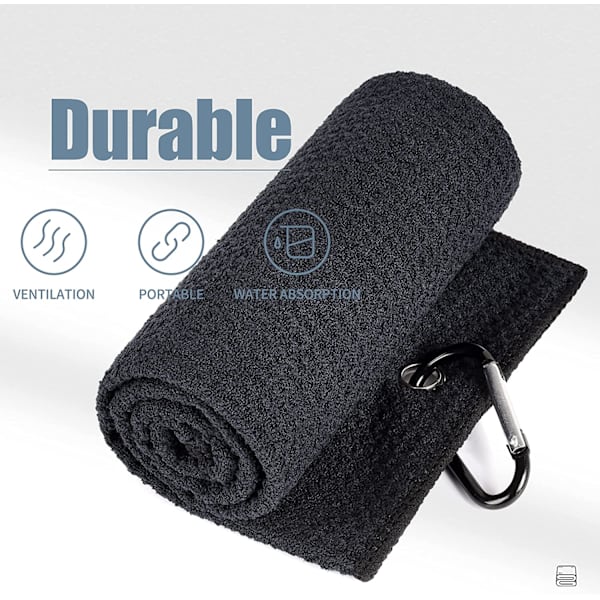 2-pack premium mikrofiberduk golfhandduk med våffeldesign
