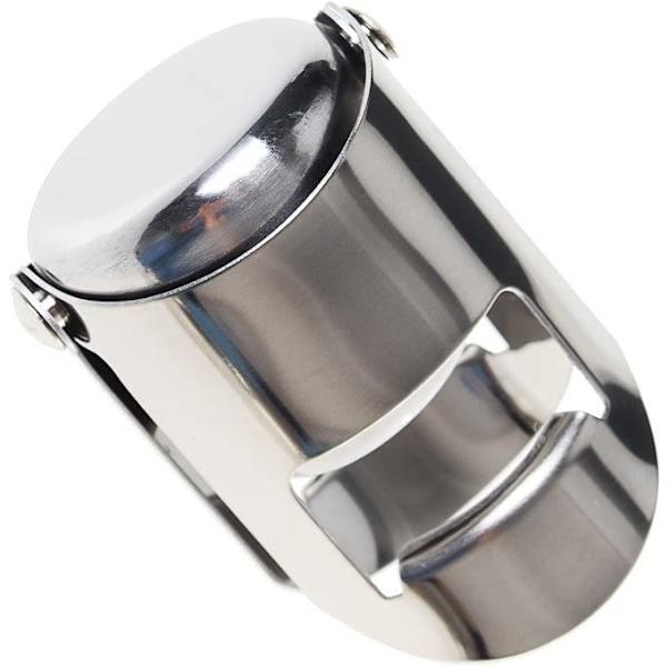 2 stk. Champagne Stopper, Rustfrit Vakuumforseglet Vinstop