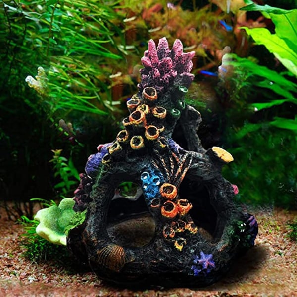 Akvaarion koralli koristeellinen akvaario, luola, taistelukoriste,
