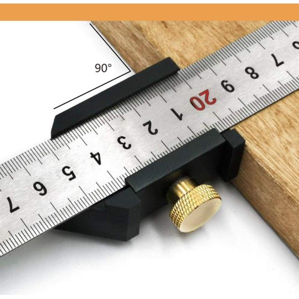 30cm Metal Lineal, Lineal af Rustfrit Stål, Parallel Lineal Positionering