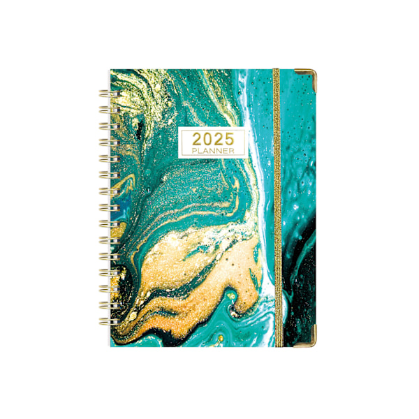 2025 Daily - Hardback Datert A5 Planlegger - Engelsk(B)