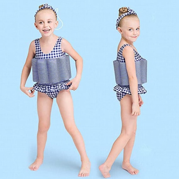 Flydende bodysuit til børn Baby One Piece badedragt (blå og hvid S a1cf |  Fyndiq