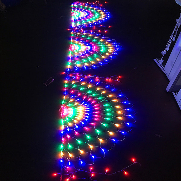 LED lysstreng påfuglgarnlys 110v fiskegarnlys Christ