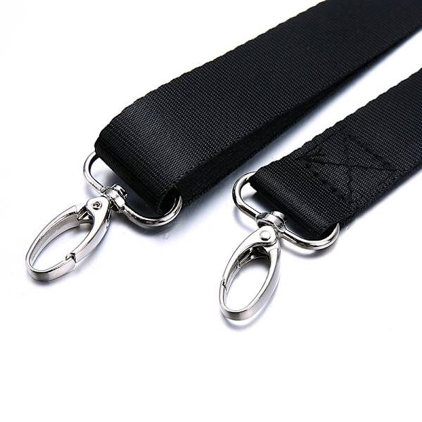 59 tommer sort 2 stk. remme 25mm nylon heavy duty remme W