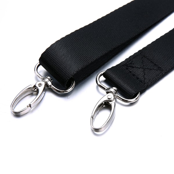 59 tum svart 2 st webbing rem 25 mm nylon kraftiga remmar W