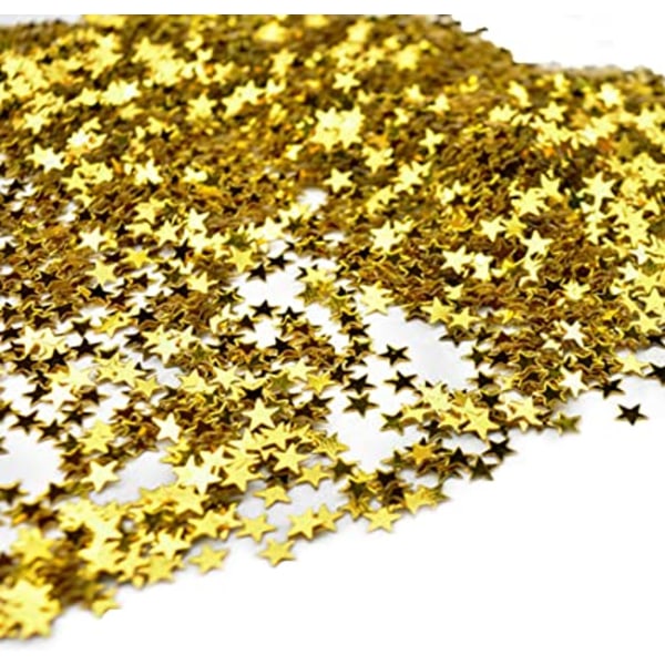 4000 kpl Golden Star -konfettia