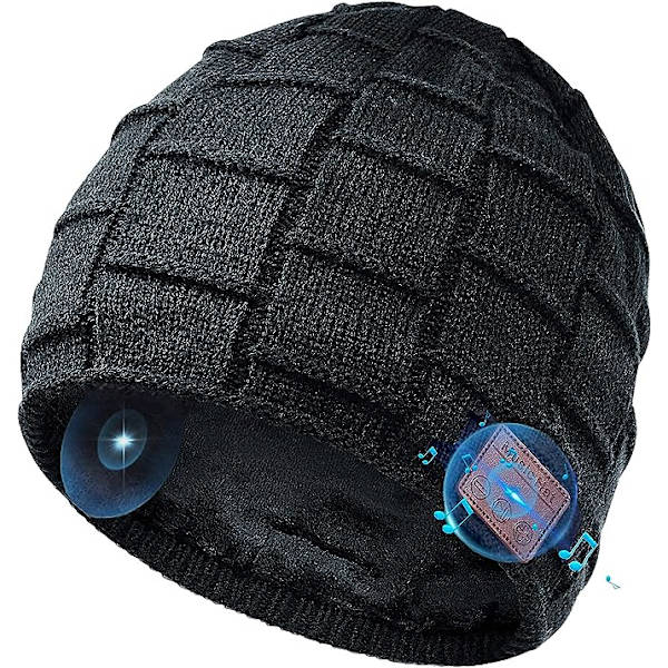 Bluetooth 5.0 lue for menn, julegaveidé, unisex skimus musikk E
