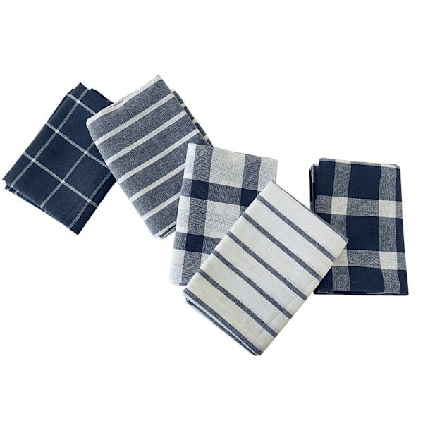Grå, antibakteriella kökshanddukar X-Large 70 x 45 cm (5-pack