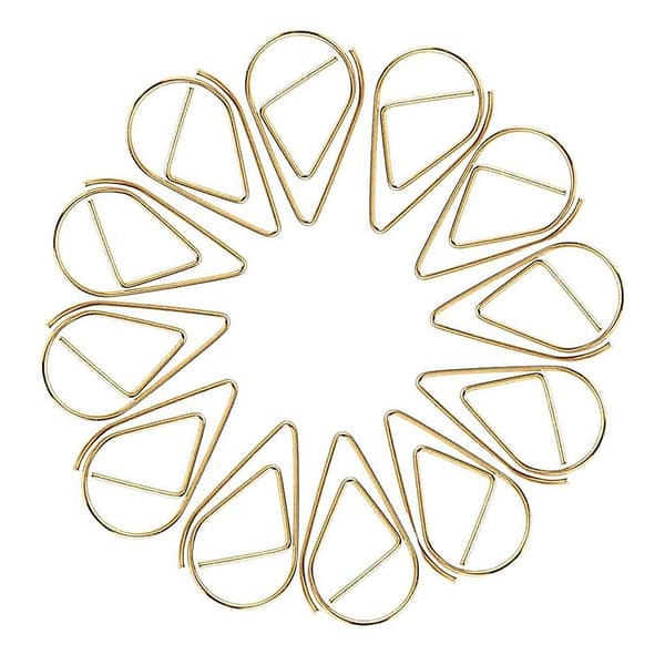100 stk Papirklips, Holdbare & Rustfrie Papirklips Ideelle For