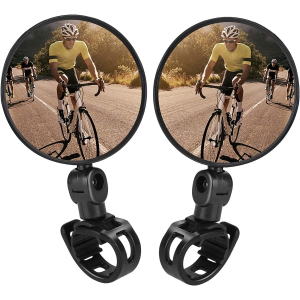Cykel Spejle, 2stk Cykel Cykling Bak Spejle Justerbar R
