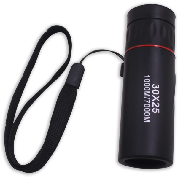 1 pakke 30x25 Monocular Telescope Dagsbruk for Camping Vandring Wild