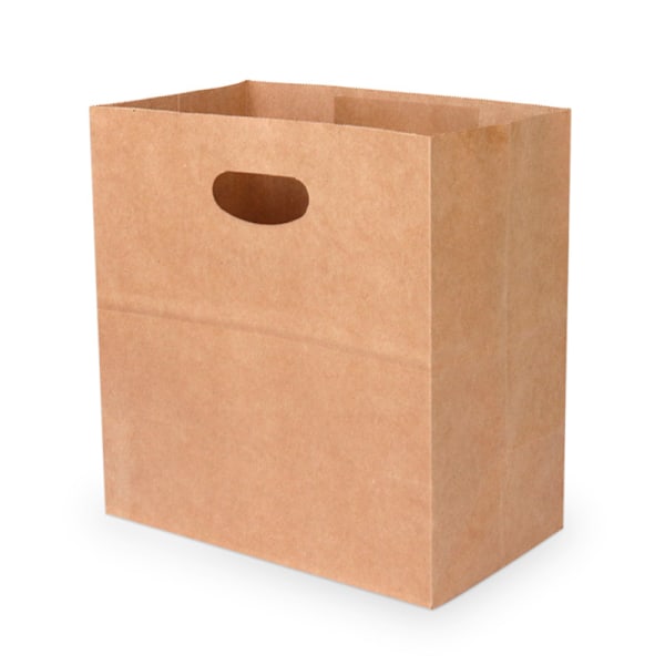 Luonnolliset 11\" x 6\" x 11\" stanssatut kassi [100 kpl] Kraft