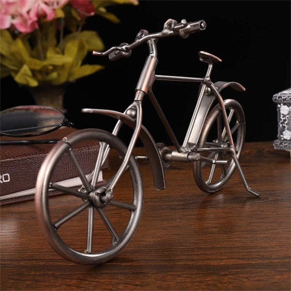 Kreativ smedejernscykelmodel, Vintage Art cykel Home Offic