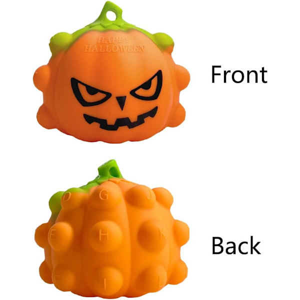 4-pack Halloween Dekorationer för Inomhus & Utomhus Pumpa Pop Fidget