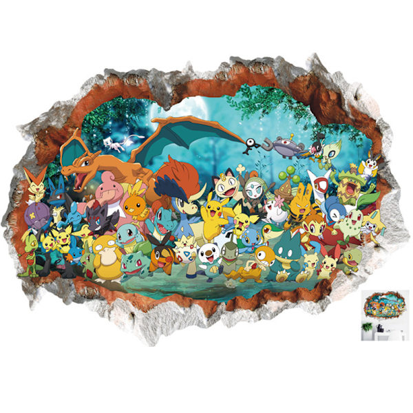 Vægsticker (40 * 60 cm), vægsticker til værelser, børn S