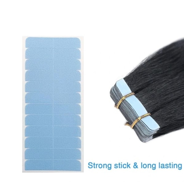 10 ark 120 sticks dobbeltklæbende tape til hårforlængelse