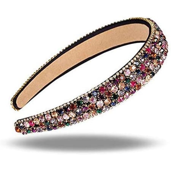 2 st Flerfärgad Rhinestone Hårband Kristaller Flickor Hårband, Hår