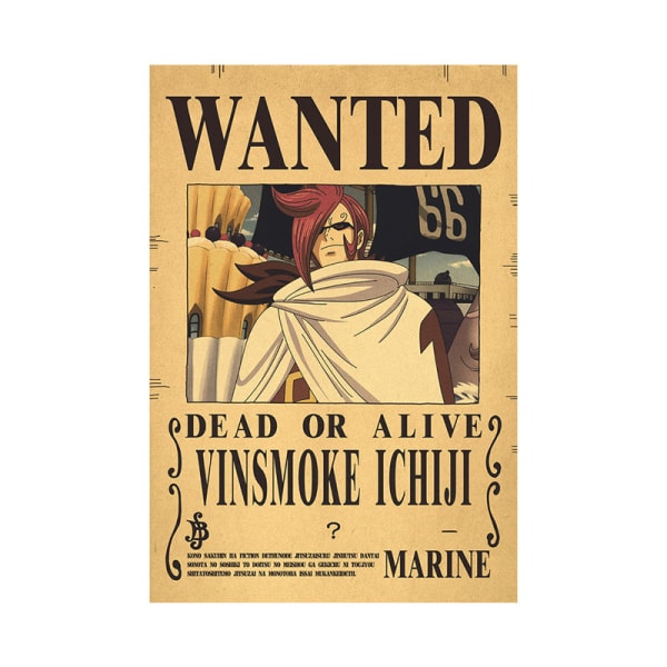 15 stycken Pirate King Reward Kraft Paper Retro Poster Per