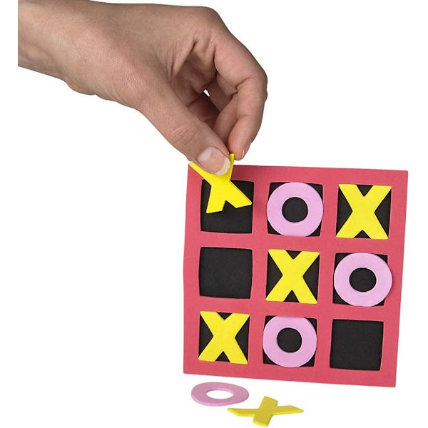 Tic Tac Toe (Mini Tic Tac Toe Skumbrädspelet för barn, födelsedag